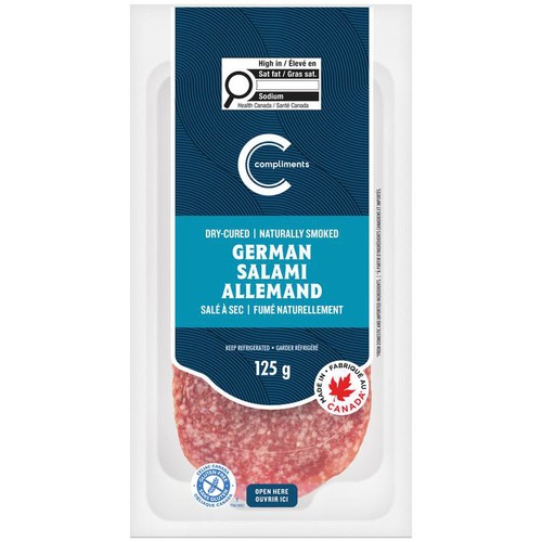 Compliments German Salami Dry-Cured 125 g