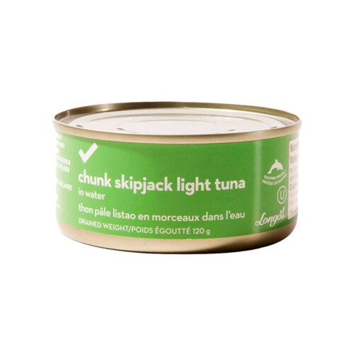 Longo's Tuna Chunk Light Skipjack In Water 120 g
