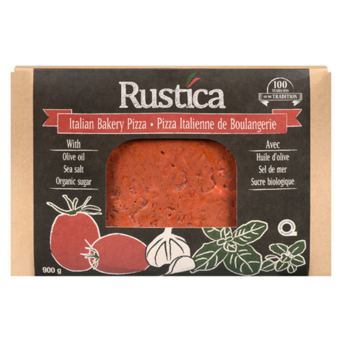 Rustica Organic Sugar Italian Bakery Pizza With Olive Oil & Sea Salt 900 g