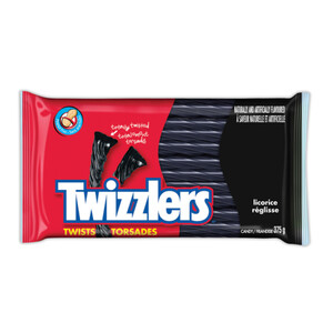 Twizzlers Candy Black Licorice 375 g