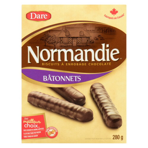 Dare Normandie PeanutFree Cookies Sticks 280 g Voilà Online