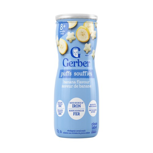 Gerber Graduates Banana Puffs 42 g