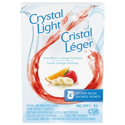 Crystal Light Drink Mix Strawberry Orange Banana 39 g