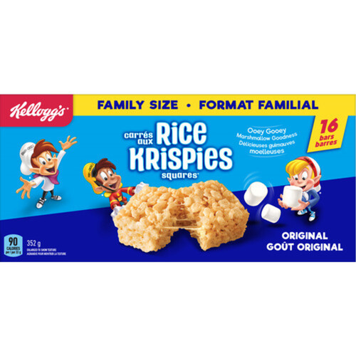 Kellogg Rice Krispies Treats Squares Original Cereal Bar 352 g