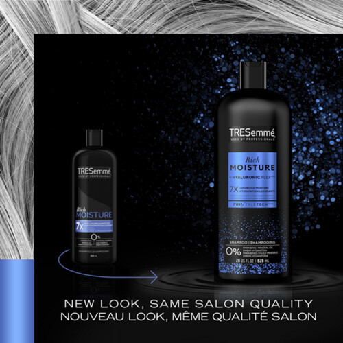 TRESemmé PRO Style Tech Shampoo Rich Moisture + Hyaluronic Plex 828 ml