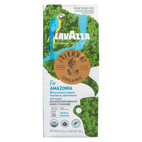 Lavazza Organic Ground Coffee Tierra Medium Roast 300 g