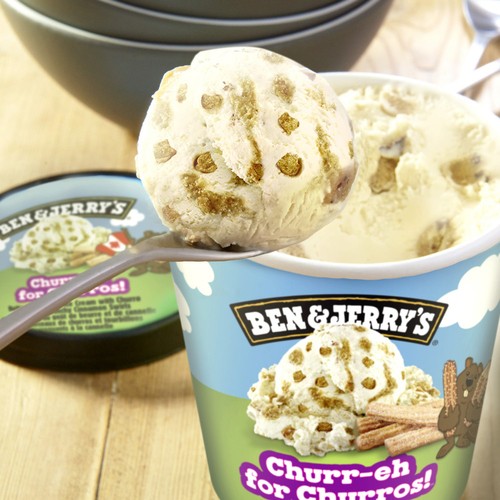 Ben & Jerry's Ice Cream Churr-Eh For Churros!™ With Fairtrade Ingredients 473 ml