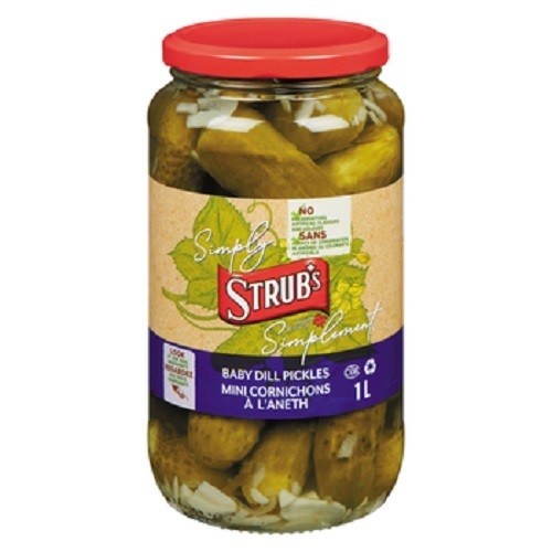 Simply Strubs Baby Dill Pickles 1 L
