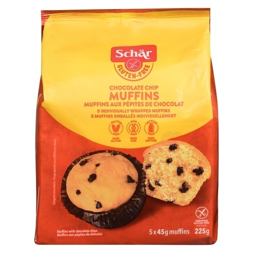 Schar Gluten-Free Muffins Chocolate Chip 5 x 45 g