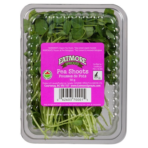 Eatmore Organic Pea Shoots 50 g