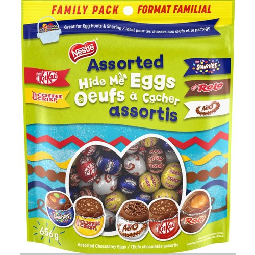 Nestlé Hide Me Chocolate Eggs Assorted 656 g
