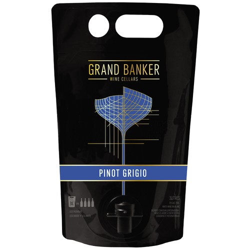 Grand Banker Pinot Grigio White Wine 12% Alcohol 3 L