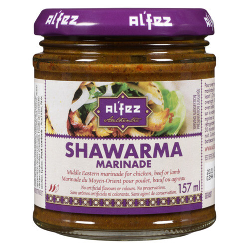 Al Fez No Preservatives Shawarma Marinade 157 ml