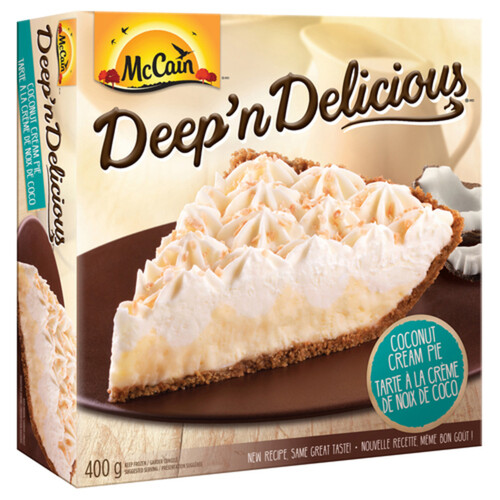 McCain Deep'n Delicious Frozen Pie Coconut Cream 400 g