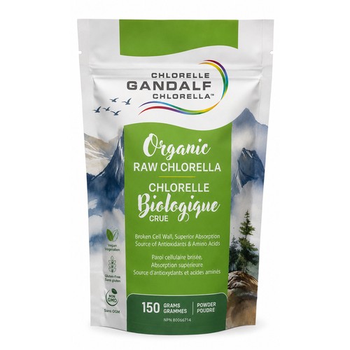 Gandalf Organic Raw Chlorella Powder 150 g