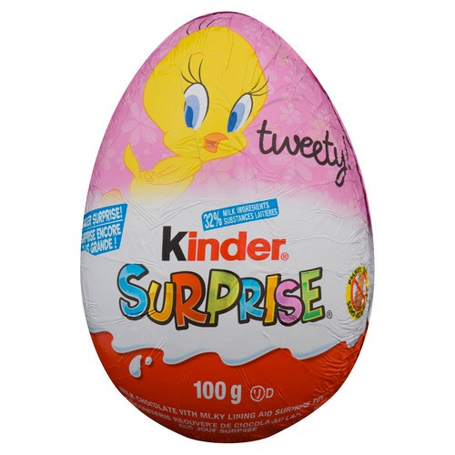 Kinder Surprise Chocolate Egg Pink 100 g
