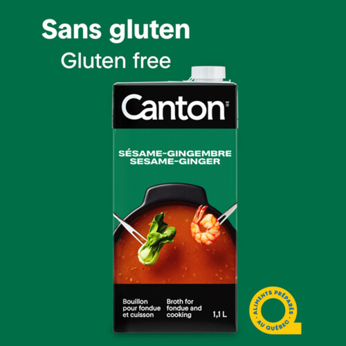 Canton Broth for Fondue and Cooking Sesame-Ginger 1.1 L