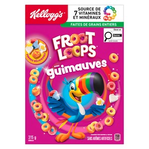 Kellogg's Froot Loops Céréales avec guimauves 315 g