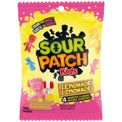 Sour Patch Kids Candy Sour Lemonade Flavour Then Sweet 150 g