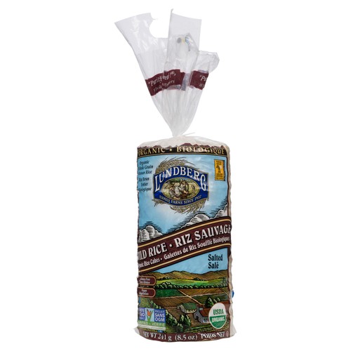 Lundberg Family Farms Organic Rice Cake Wild Salted 241 g