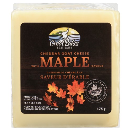 Great Lakes Cheese Cheddar Goat With Maple 175 g