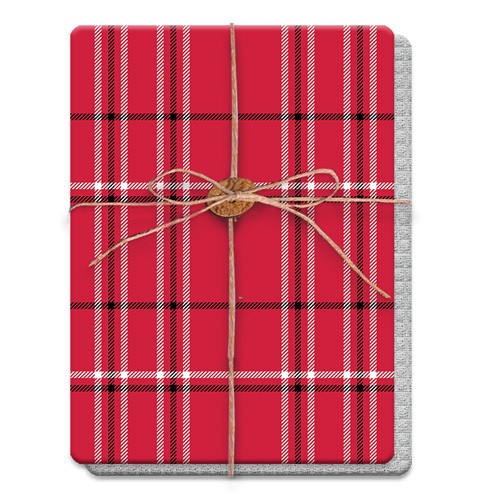 Safdie Co. Kitchen Towels Plaid Festive 2 Count