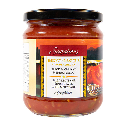 Sensations By Compliments Thick & Chunky Medium Salsa 430 ml