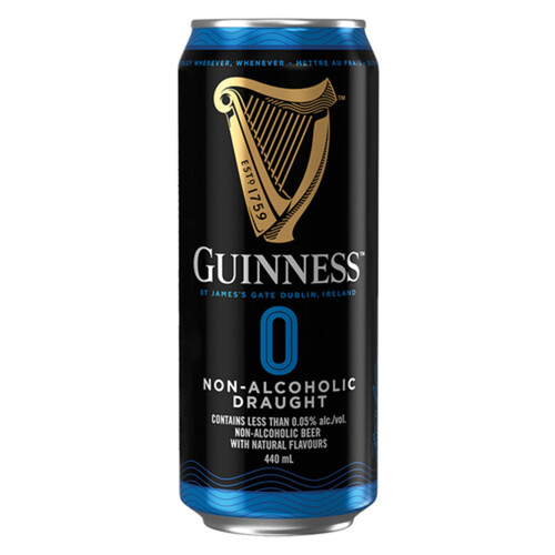 Guinness Non Alcoholic Beer 440 ml (can) 