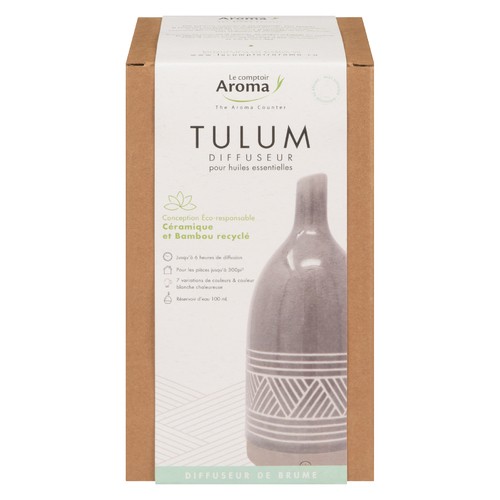 The Aroma Counter Ultrasonic Tulum Diffuser For Essential Oils 1 EA 