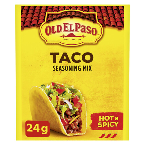 Old El Paso Taco Seasoning Mix Hot & Spicy 24 g