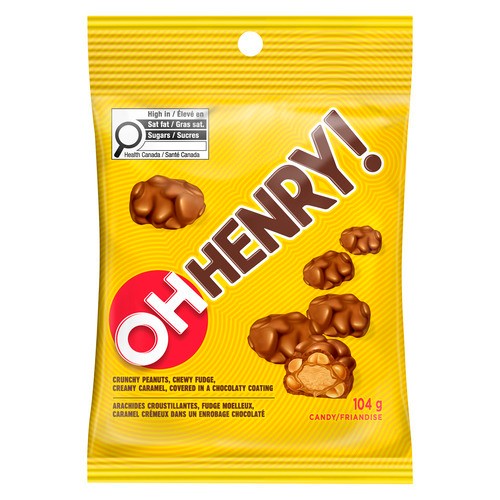 Oh Henry Chocolate Bites In Peg Bag 104 g