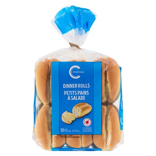 Compliments Dinner Rolls 12 Pack 456 g