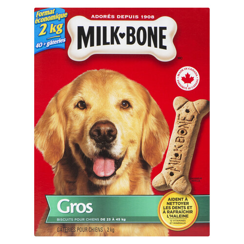 Voilà Online Grocery Delivery MilkBone Large Breed Dog Biscuits 2 kg