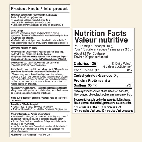Great Lakes Wellness Collagen Peptides Powder Unflavoured 227 g