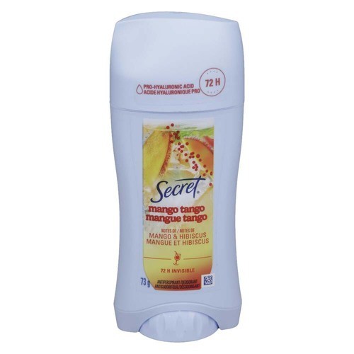Secret Antiperspirant Deodorant Invisible Solid Stick Mango Tango 73 g