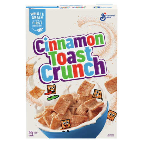 Cinnamon Toast Crunch Cereal Whole Grains Real Cinnamon 354 g