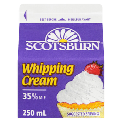 Scotsburn 35% Whipping Cream Carton 250 ml