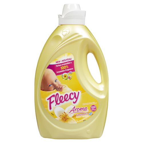 Fleecy Liquid Fabric Softener Aroma Therapy 100 Loads 3 L