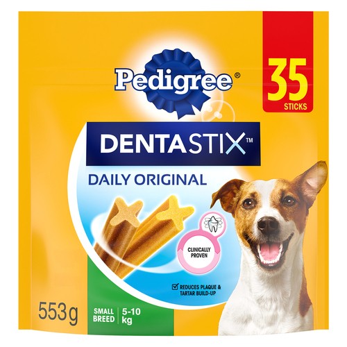 Pedigree Dentastix Oral Care Small Adult Dog Treats Original 553 g