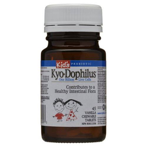 Kyolic Kyo-Dophilus Kid's Probiotic Chewable Tablets Vanilla 45 Count