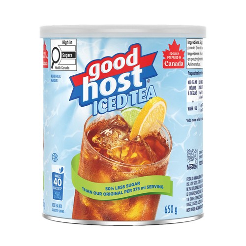 Good Host Less Sugar Drink Mix Iced Tea 650 g