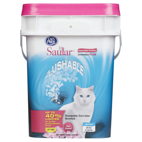 Saular Scented Flushable Cat Litter 8.1 KG