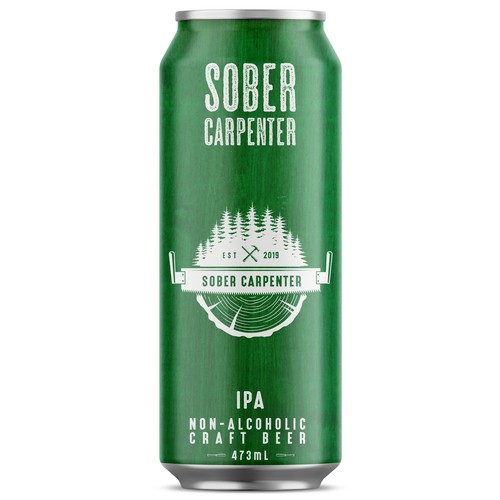 Sober Carpenter Non Alcoholic Craft Beer IPA 473 ml (can)