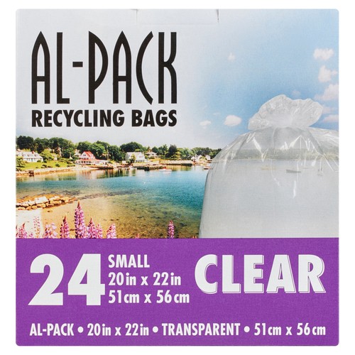 Al-Pack Kitchen Bag Clear Small 24 Bags