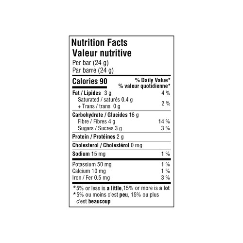 Oatbox Organic Oat Bars Vanilla 5 x 24 g