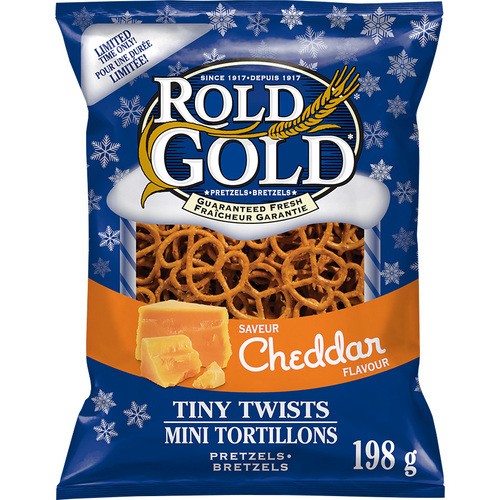 Rold Gold Pretzels Tiny Twists Cheddar 198 g