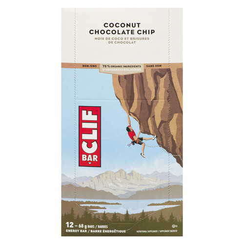 Clif Energy Bar Coconut Chocolate Chip 12 x 68 g