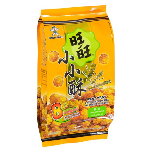 Want Want Golden Rice Crackers Original 160 g