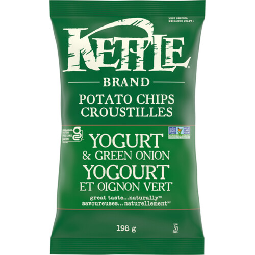 Kettle Foods Kettle Chips Yogurt & Green Onion 198 g