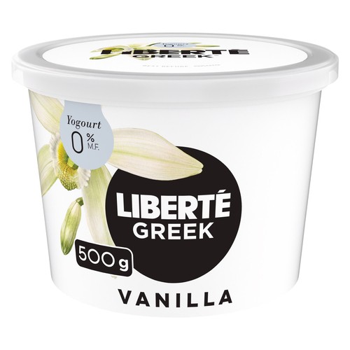Liberté Greek 0% Yogurt Vanilla 500 g